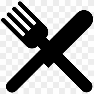 Fork And - Knife And Fork Logo Png Clipart