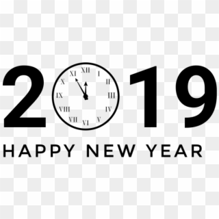 New Year 2019 Png - Wall Clock Clipart