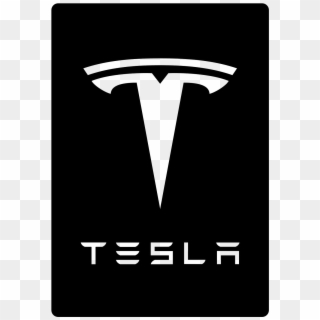 Tesla Logo Zeichen Vektor Bedeutendes Und - Tesla Logo In Black Clipart