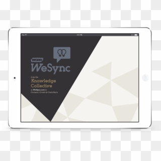 Ipad App Splash Screen Design For Wesync - Wgbh Clipart