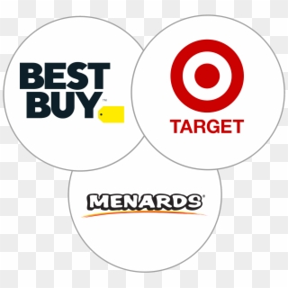 Retailers Such As Best Buy, Target, Menards - Circle Clipart