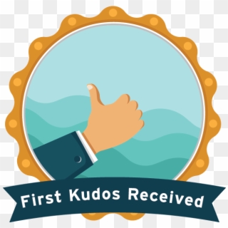 First Kudos Received - Circle Clipart