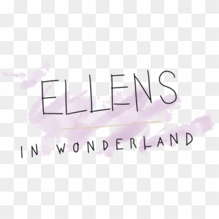 Ellen In Wonderland - Calligraphy Clipart