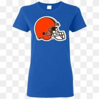 Cleveland Browns Helmet Logo Ladies' T-shirt - Football Helmet Clipart