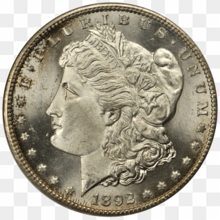 1892 Morgan Silver Dollar - Cash Clipart