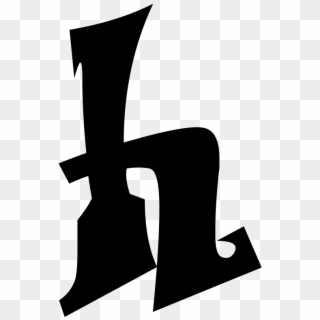 H - H In Graffiti Png Clipart