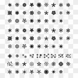 Dh Snowflakes Font - Vermin Vibes Clipart