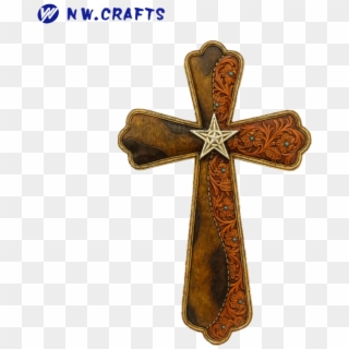New Religious Decor Cross Crafts Resin Star On Multicolor - Real Life Helen Otis Clipart