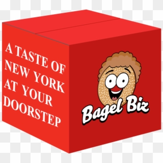 Bagel Biz Iconic Red Box - Cartoon Clipart