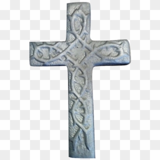 Cross With Thornes 6 7/8" Tall 4 1/2" Wide - Cross Clipart