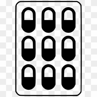 Pill Pack Icon Clipart
