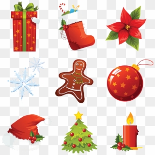 Xmas Elements Png Download Image - Christmas Icon Cartoon Clipart