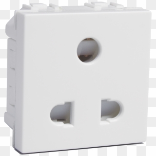 6 A 3 Pin Shuttered Socket Clipart