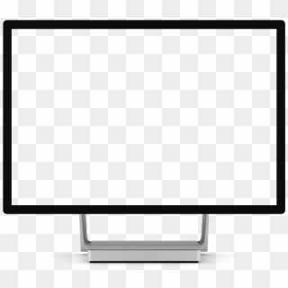 Computer Illustration Showing A Microsoft Surface Studio - Monitor Clipart Free - Png Download