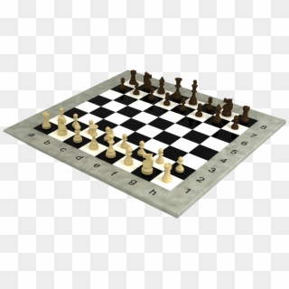 Colocación Del Tablero - Chess Board Missing Pieces Clipart