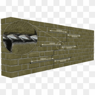 Specification For Brick Stitching - Repair Crack In Block Wall Clipart