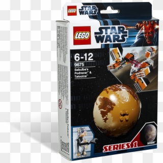 9675 Sebulba's Podracer & Tatooine , Png Download - Tiny Lego Death Star Clipart