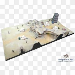 Tatooine Board Star Wars Legion 4 - Scale Model Clipart