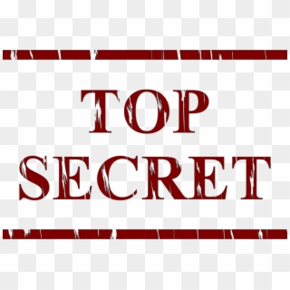 Secret Clipart Confidential Document - Top Secret Folder - Png Download