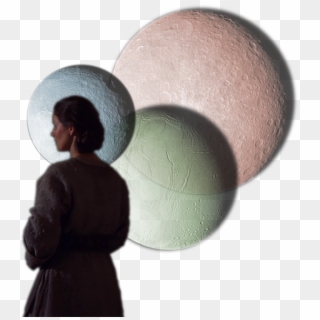 “ Transparent Shmi Skywalker With The Three Moons Of - Circle Clipart