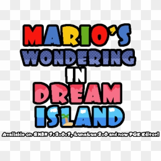 Mario's Wondering At Dream Island Clipart