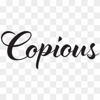 Copious Was In The Mix Studio Bar For Her First Time - Calligraphy Clipart