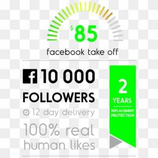 Buy 10 000 Real Facebook Followers - Graphic Design Clipart