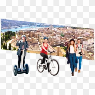 Do Tourism And Enjoy The Culture In A Fun And Unique - Street Unicycling Clipart