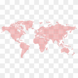 World Map In Grey Clipart