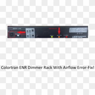 Colortran Enr Dimmer Rack With Airflow Error - Electronics Clipart