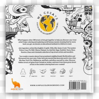 The Ultimate Street Art Coloring Book - Illustration Clipart