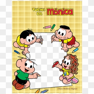 [turma Da Mônica1-alichiara ] - Moldura Turma Da Monica Clipart