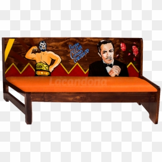 Mexican Characters Bench - Studio Couch Clipart