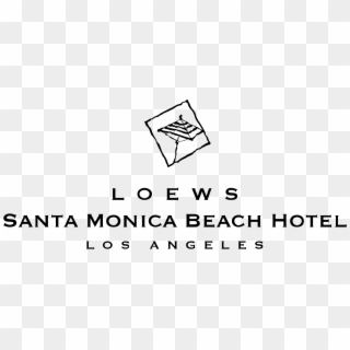 Loews Santa Monica Beach Hotel Logo Png Transparent - Loews Santa Monica Clipart