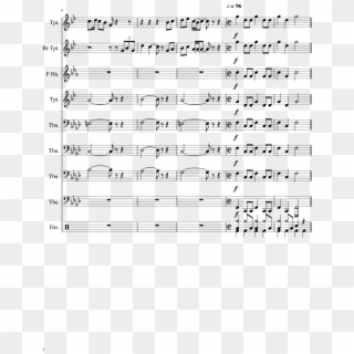 No Sheet Music Composed By Meghan Trainor Arr - Stevie Wonder Master Blaster Trumpet Score Clipart
