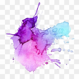 Contact - Watercolor Splashes Clipart