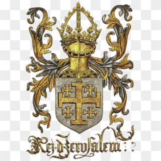 Bleed Area May Not Be Visible - Kingdom Of Jerusalem Heraldry Clipart