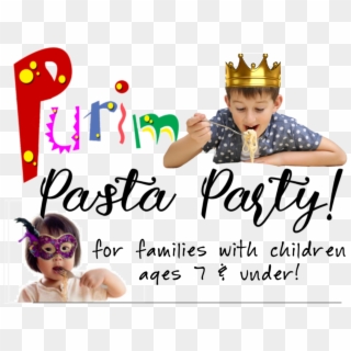 Purim Pasta Party - Cartoon Clipart