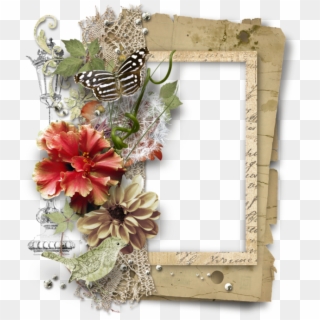 Collage Frames, Mixed Media Collage, Paper Frames, - Bouquet Clipart