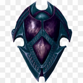 Shield That Creates An Area Of Darkness In Front Of - Skyrim Ebony Shield Clipart