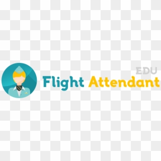 Flight Attendant Logo - Orange Clipart