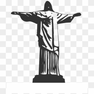Rio Clipart Transparent - Christ The Redeemer Silhouette - Png Download