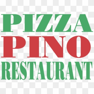 Pizza Pino Restaurant Logo Png Transparent - Poster Clipart
