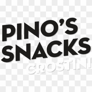 Pino's Crostini, The Crispy Ones - Black-and-white Clipart