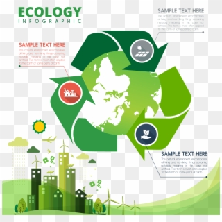 Recycling Symbol Ecology Icon - Environment Recycling Symbol Clipart