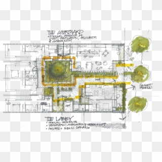 Courtyard Thinking Nightingale Hayball - Floor Plan Clipart