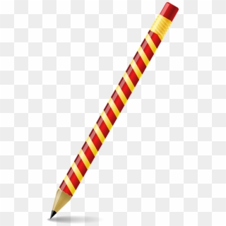 Pencil Red Yellow Writing Supplies Education - Pencil Clip Art - Png Download