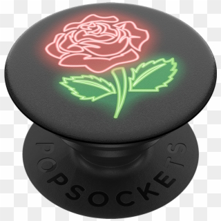 Neon Rose, Popsockets - Neon Rose Popsocket Clipart