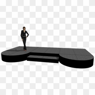 Stage Hire Curve - Floor Clipart