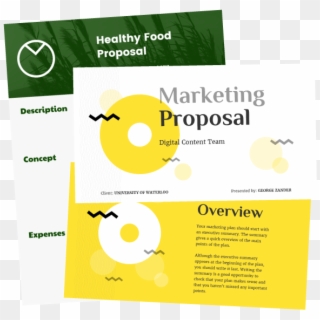 Start With One Of Our Customizable Proposal Templates - Proposal Design Food Clipart